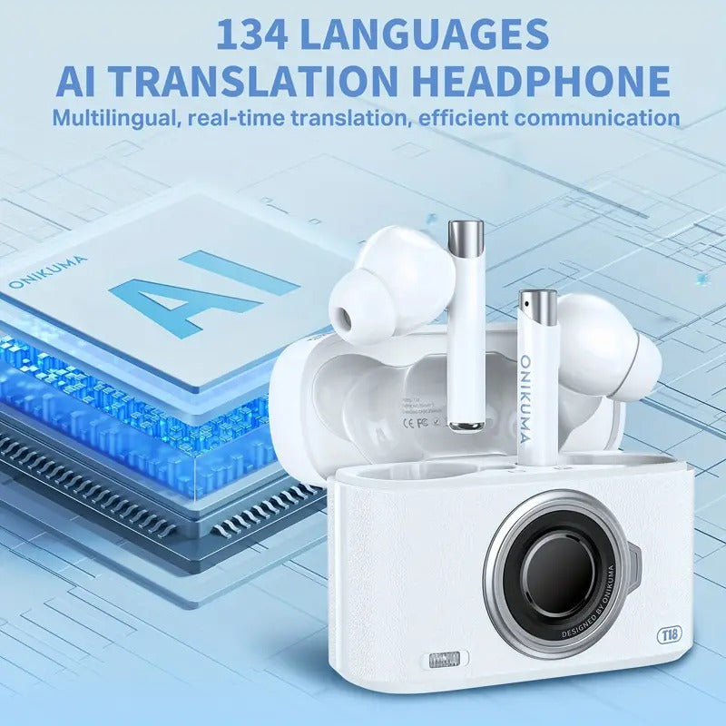 Onikuma T18 Dual Microphone ENC Noise Reduction Wireless Earphones