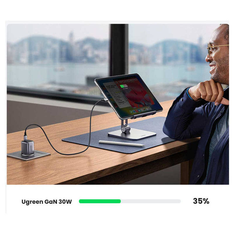 UGreen Nexode Mini 20W USB-C PD GAN Tech Fast Charger (Space Grey) (CD318/90902)