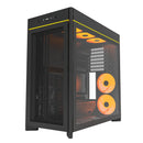 Montech HS01 Pro ATX Mid-Tower Mesh Front & TG Side Panel PC Case | DataBlitz