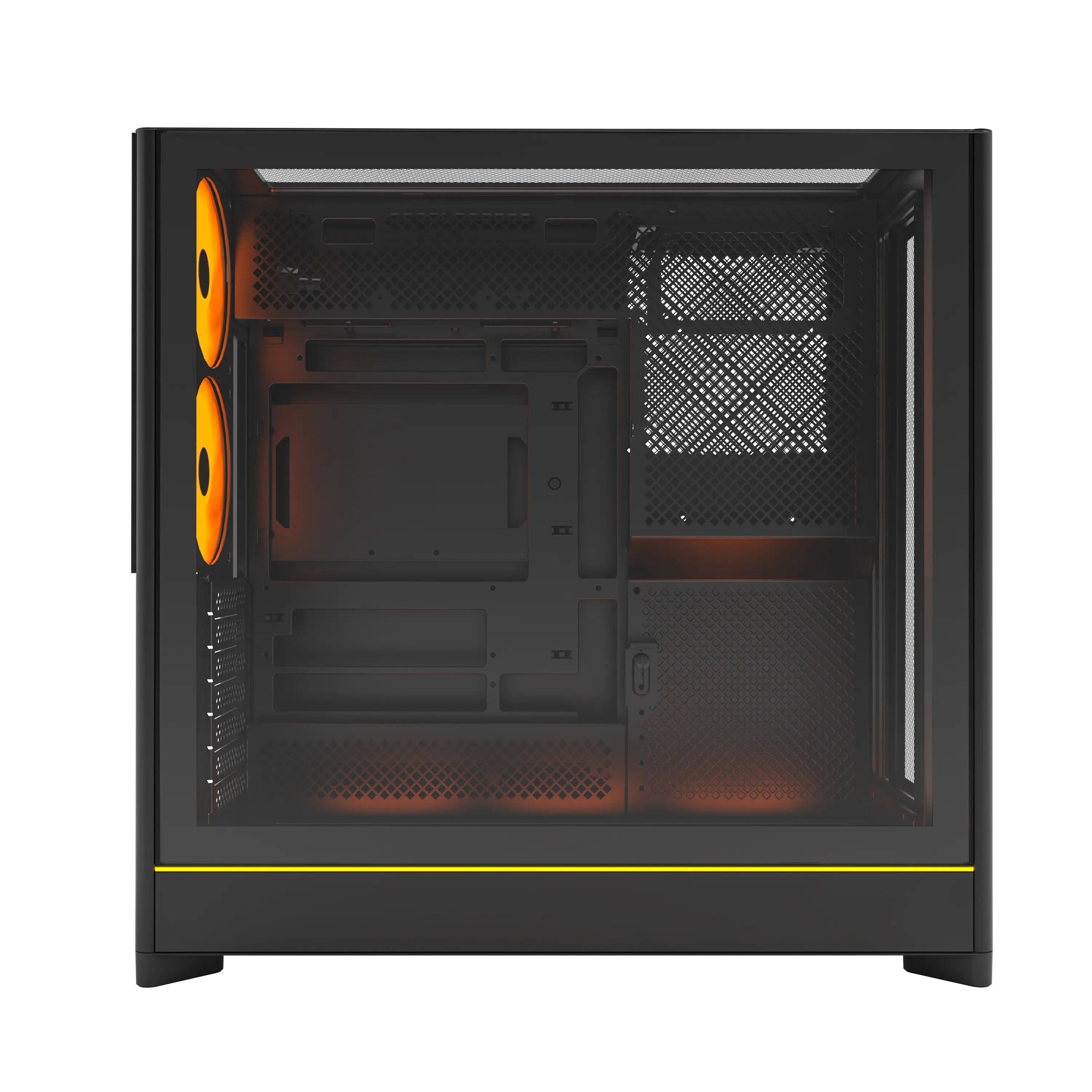 Montech HS01 Pro ATX Mid-Tower Mesh Front & TG Side Panel PC Case | DataBlitz
