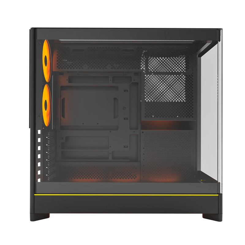 Montech HS02 Pro ATX Mid-Tower Curved Glass Front & TG Side Panel PC Case | DataBlitz
