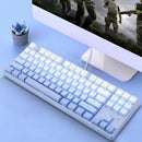 E-Yooso Z-87 Ice Blue Single Light 87 Keys Wired Mechanical Keyboard Blue/White (Gradient Blue)(Blue Switch)