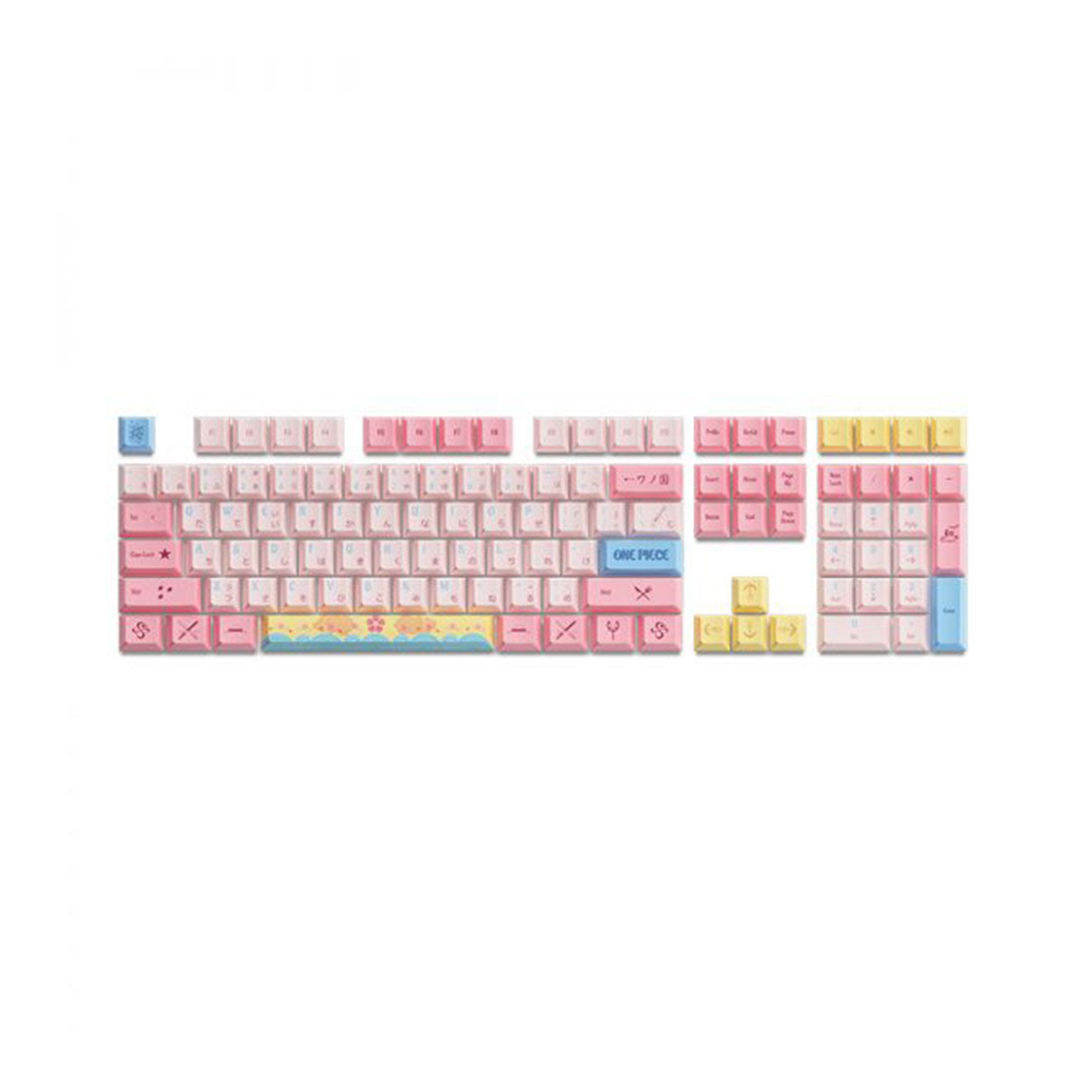 Akko One Piece Wano Country Keycap Set Cherry Profile 136 Keys
