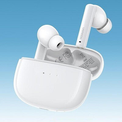 UGreen Hitune T3 Active Noise-Cancelling Wireless Earbuds (White) (WS106/90206) | DataBlitz