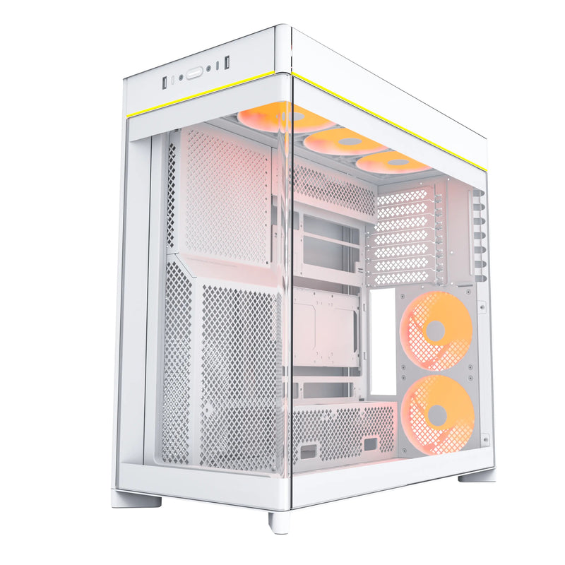 Montech HS02 Pro ATX Mid-Tower Curved Glass Front & TG Side Panel PC Case | DataBlitz