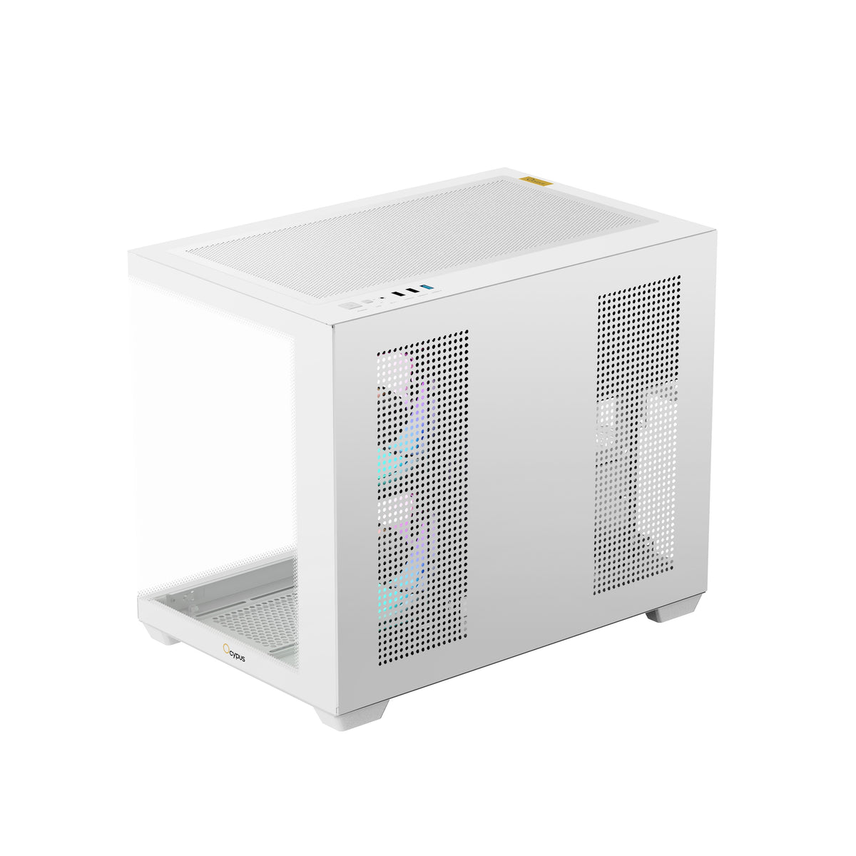 Ocypus Gamma C54 Mini-Tower Panoramic PC Case with ARGB Fans