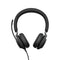 Jabra Evolve2 40 USB-C/A MS Stereo Wired Professional Headset (Black)