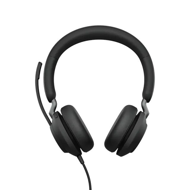 Jabra Evolve2 40 USB-C/A MS Stereo Wired Professional Headset (Black)