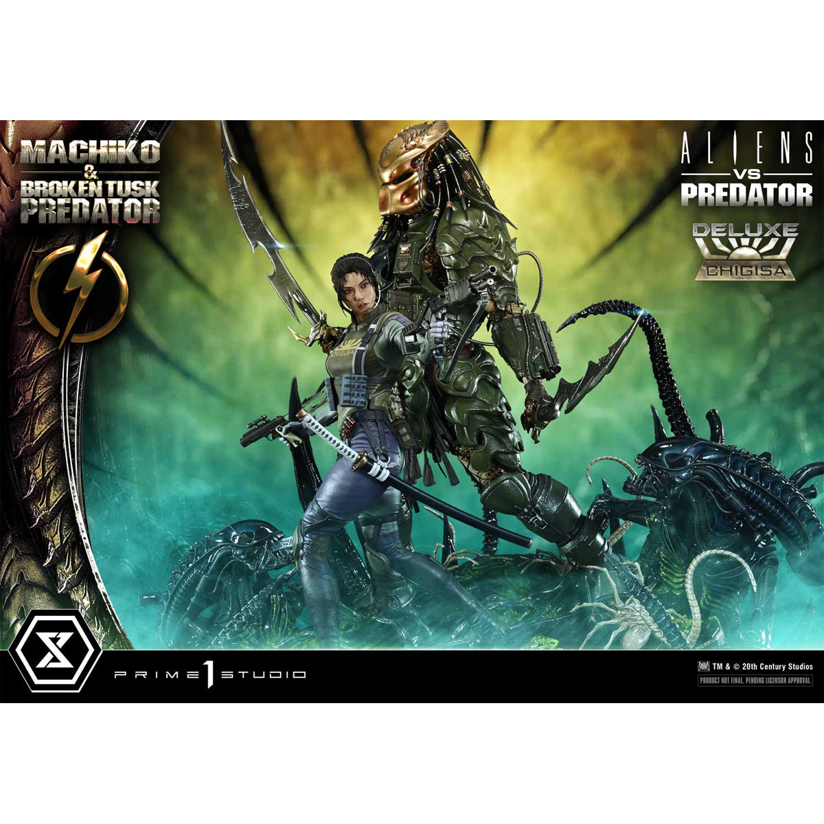 Ultimate Premium Masterline Aliens vs. Predator Machiko & Broken Tusk