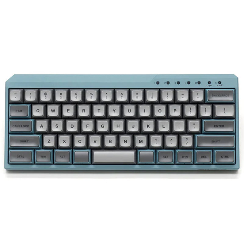 Filco Majestouch MINILA-R Convertible Double Shot PBT 63 US ASCII Mechanical Keyboard Asagi (MX Red Switch) (FFBTR63MRL/EAG)