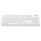 Filco Majestouch Convertible 2 Hakua 104 US ASCII Mechanical Keyboard White (Mx Red Switch) (FKBC104MRL/EMW2)