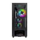 Montech X5 ATX Mid-Tower Carbon Fiber Print TG Side Panel & Mesh Front PC Case | DataBlitz