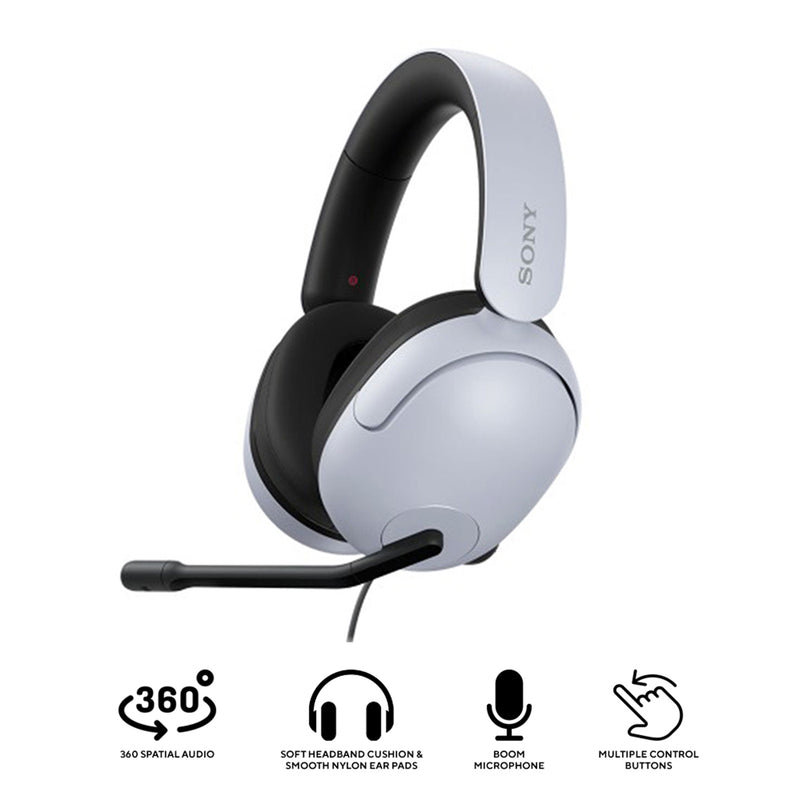 Sony Inzone H3 Wired Gaming Headset (White)