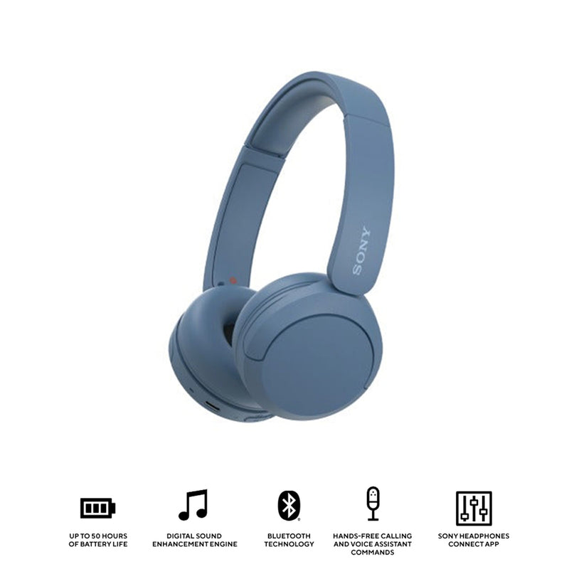 Sony WH-CH520 Wireless Bluetooth On-ear Headphones White