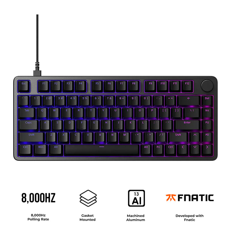 Sony KBD-G900 Inzone KBD-H75 Aluminum Rapid Trigger 8K RGB 75% Gaming Keyboard (Black)