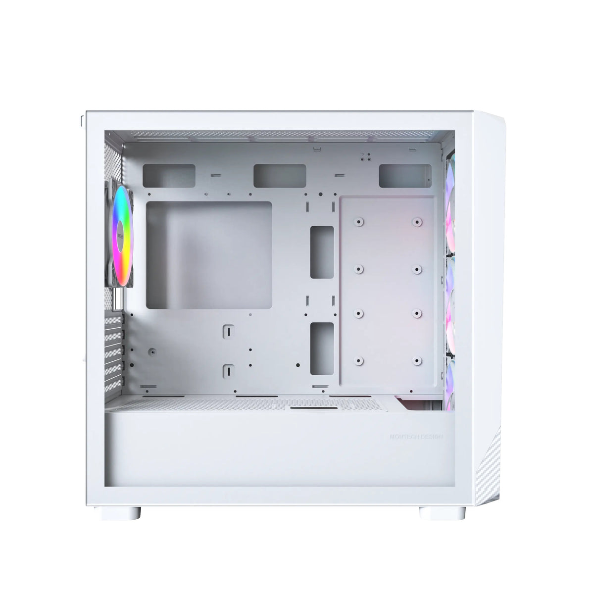 Montech X5M mATX Mid-Tower Carbon Fiber Print TG Side Panel & Mesh Front PC Case | DataBlitz