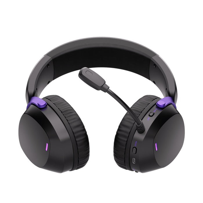 Akko GH300 Tri-Mode Gaming Headset with Microphone (Black, White)