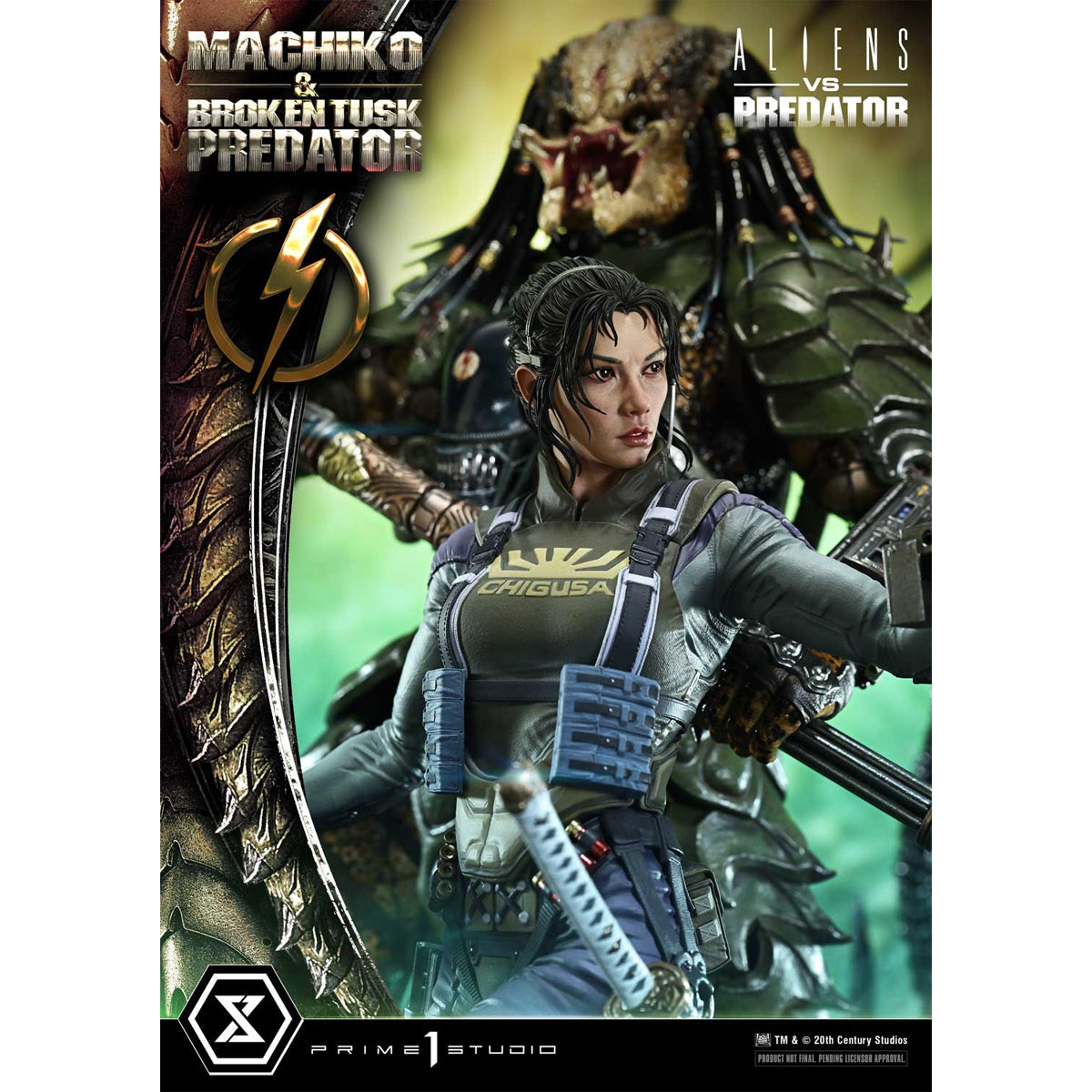 Ultimate Premium Masterline Aliens vs. Predator Machiko & Broken Tusk
