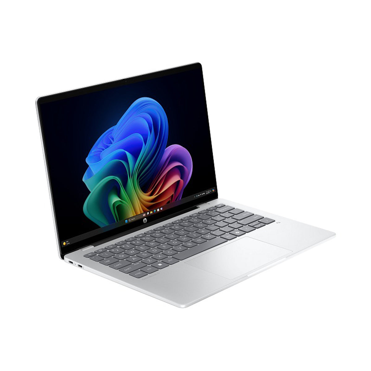 HP OmniBook 5 14-he0046QU Laptop Next Gen AI (Glacier Silver) | 14" 2K (1920x1200) OLED Touch | Snapdragon X X1-26-100 | 16GB RAM | 1TB SSD | Qualcomm Adreno | Windows 11 Home | MS Office Home 2024 + HP Everyday 16" Laptop Briefcase