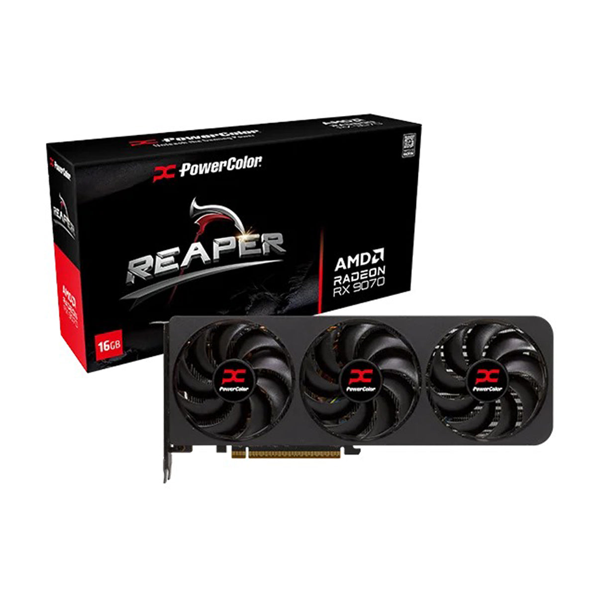 PowerColor Reaper AMD Radeon RX 9070 GRE 12GB GDDR6 Graphics Card 