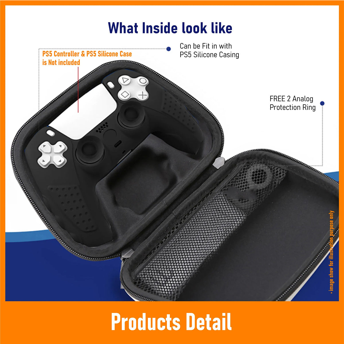 IINE Controller Gamepad Bag For PS5 (L449)