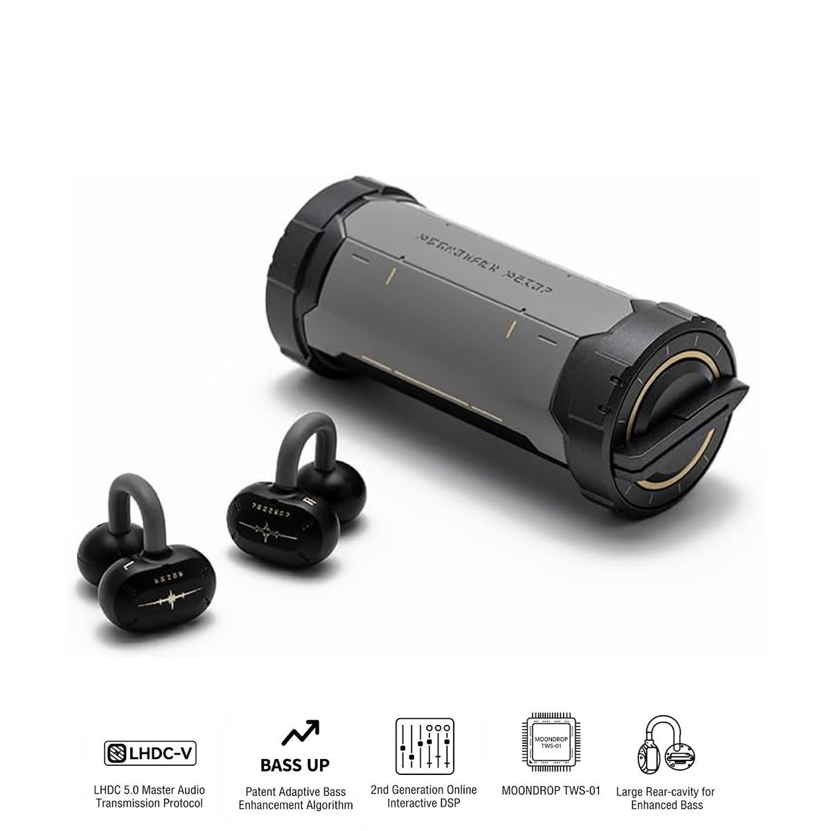 Moondrop x Wuthering Waves U.C.T.S. Open-Ear AI ENC Ear Clip Wireless Earbuds (MD-OWS-014)