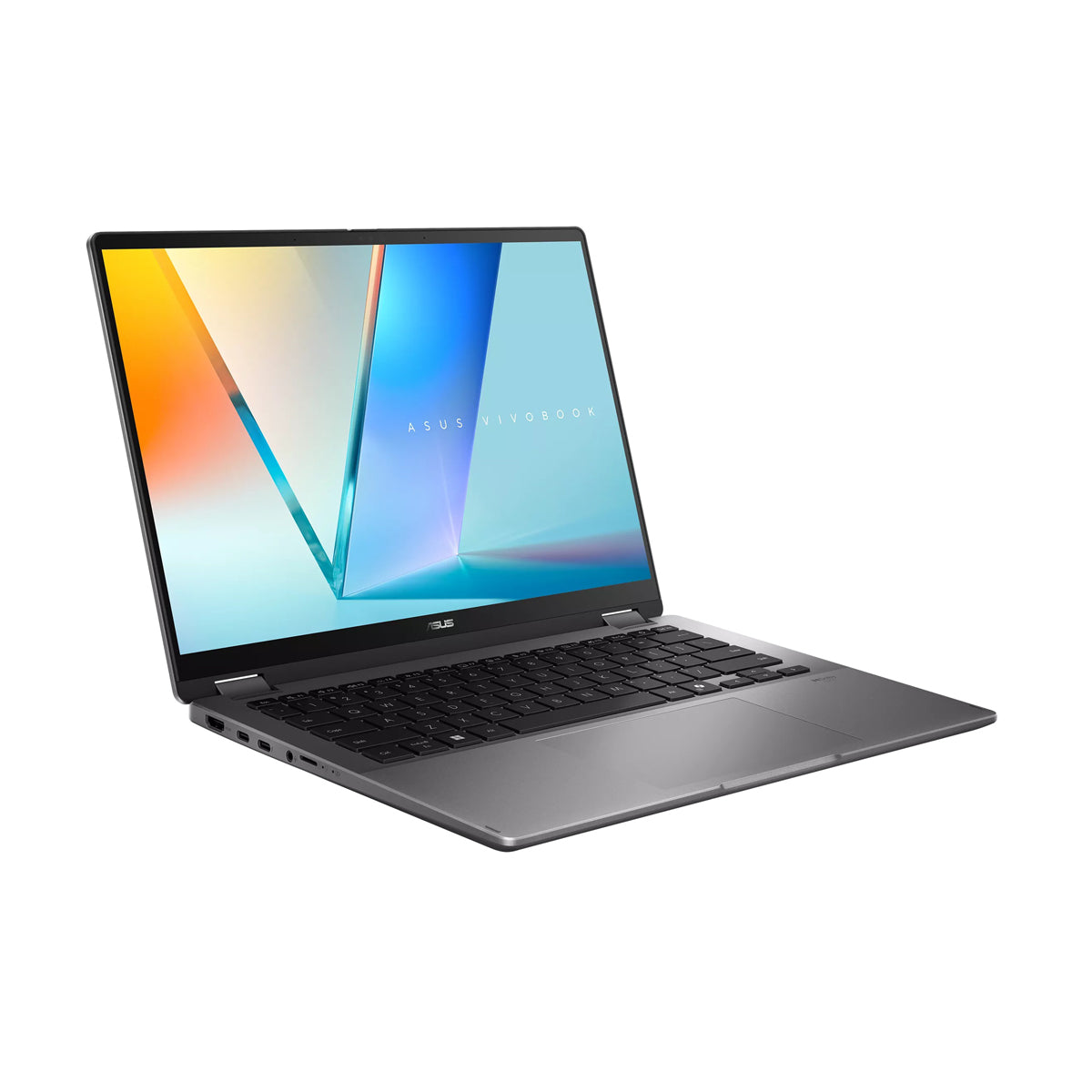 ASUS Vivobook 14 Flip TP3407SA-SG229WSM Laptop (Matte Gray) | 14" WUXGA (1920x1200) OLED | Core Ultra 7 256V | 16GB RAM | 1TB SSD | Intel Arc Graphics | Windows 11 Home | MS Office Home 2024 + MS 365 Basic + ASUS AP4600 Backpack
