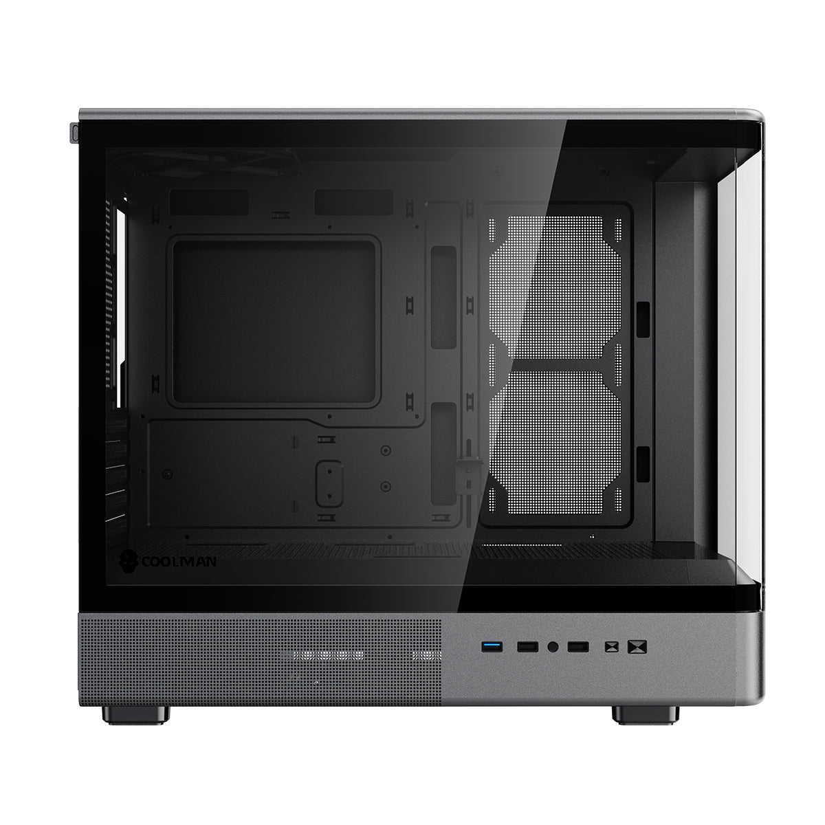 Coolman Astral M-ATX PC Case with Digital Screen Display