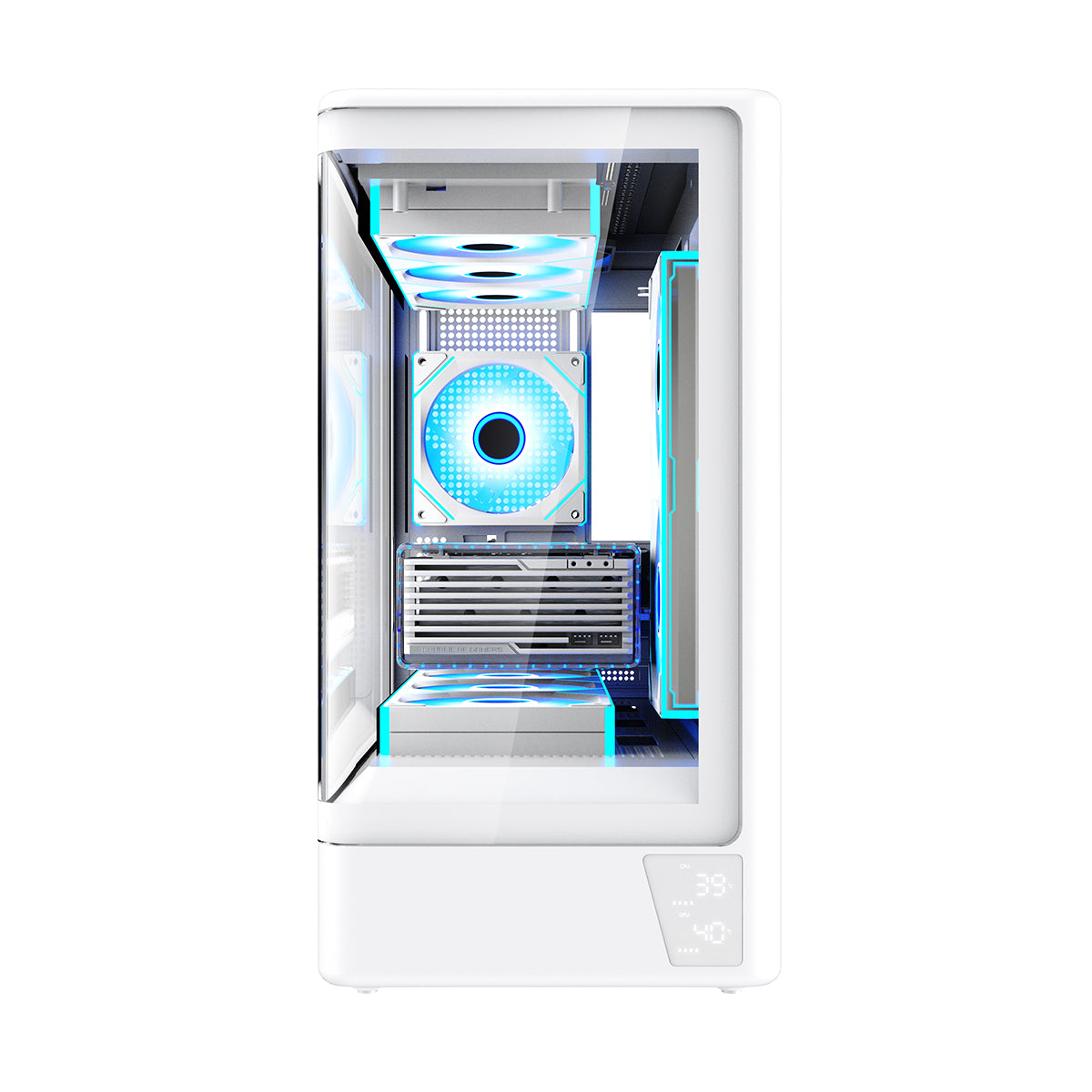 Coolman Astral M-ATX PC Case with Digital Screen Display