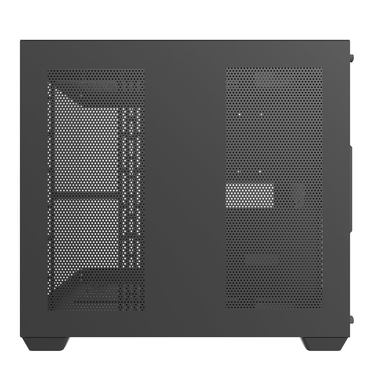 Darkflash C285P Tempered Glass Side Panel Dual Chamber ATX PC Case (Black)
