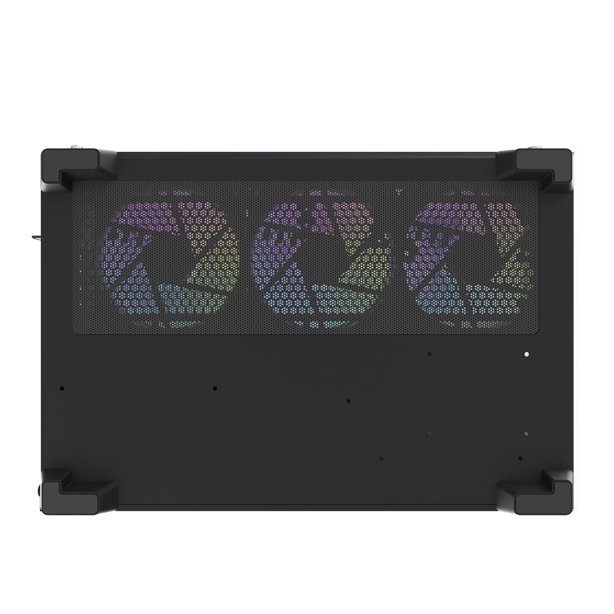 Darkflash C285P Tempered Glass Side Panel Dual Chamber ATX PC Case (Black)