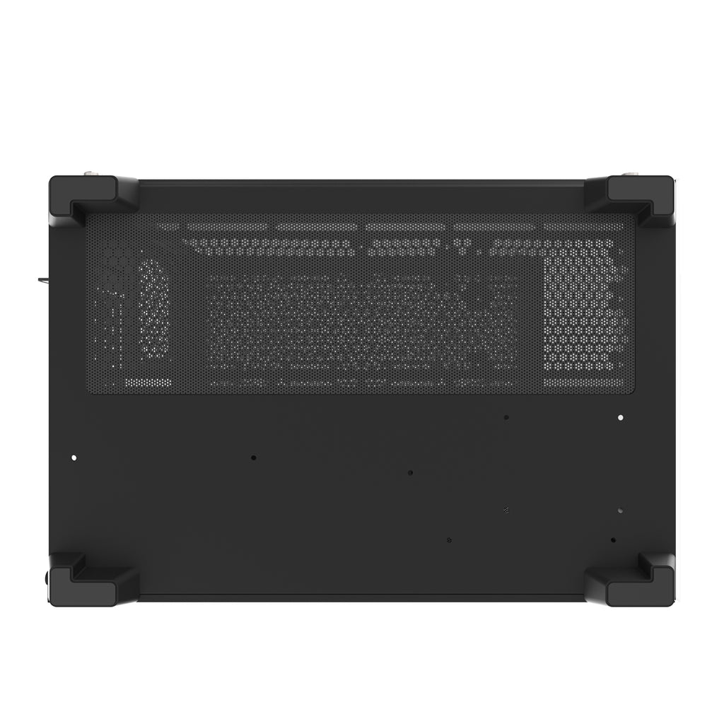Darkflash C285P Tempered Glass Side Panel Dual Chamber ATX PC Case (Black)