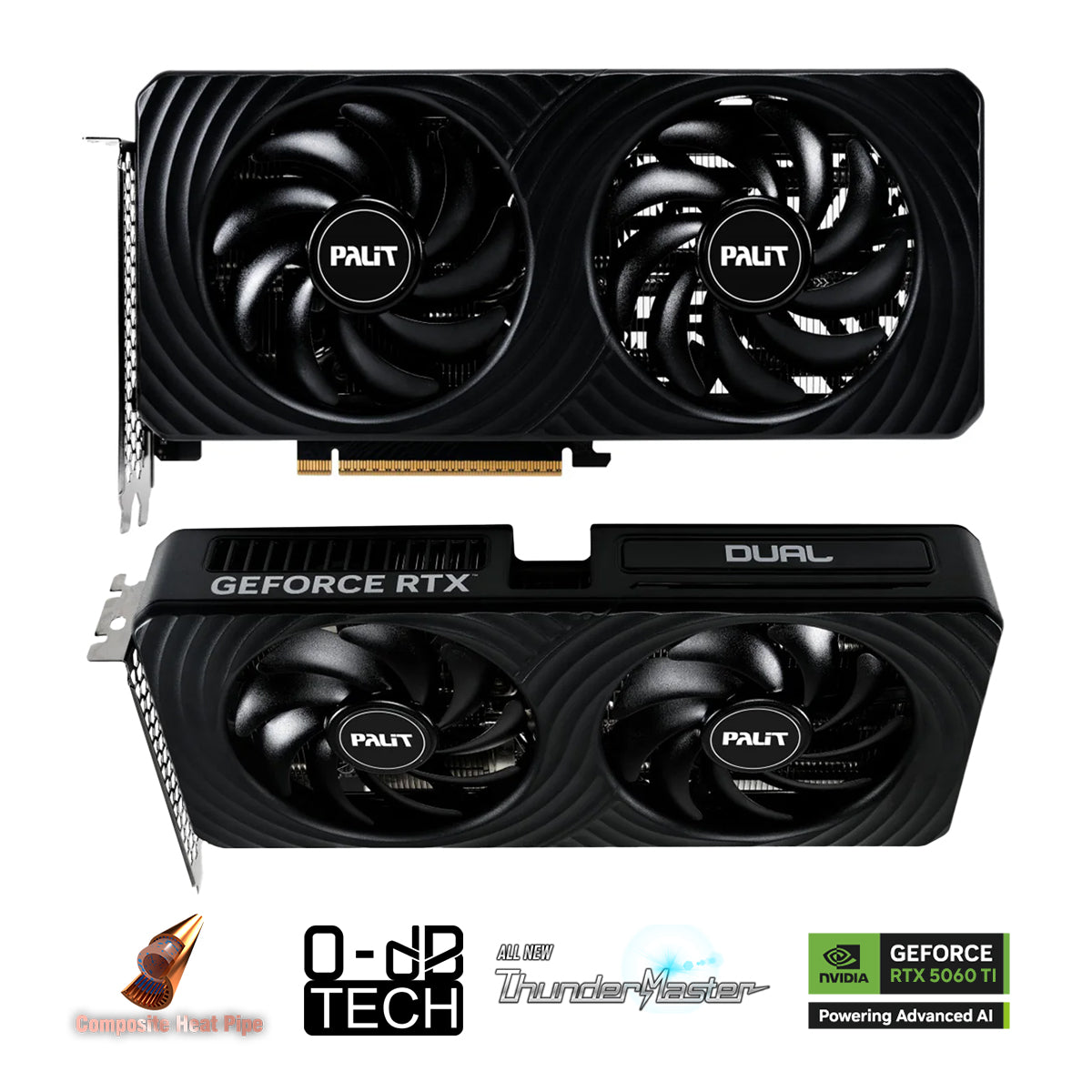 Palit GeForce RTX 5060 Ti Dual 8GB GDDR7 Graphics Card
