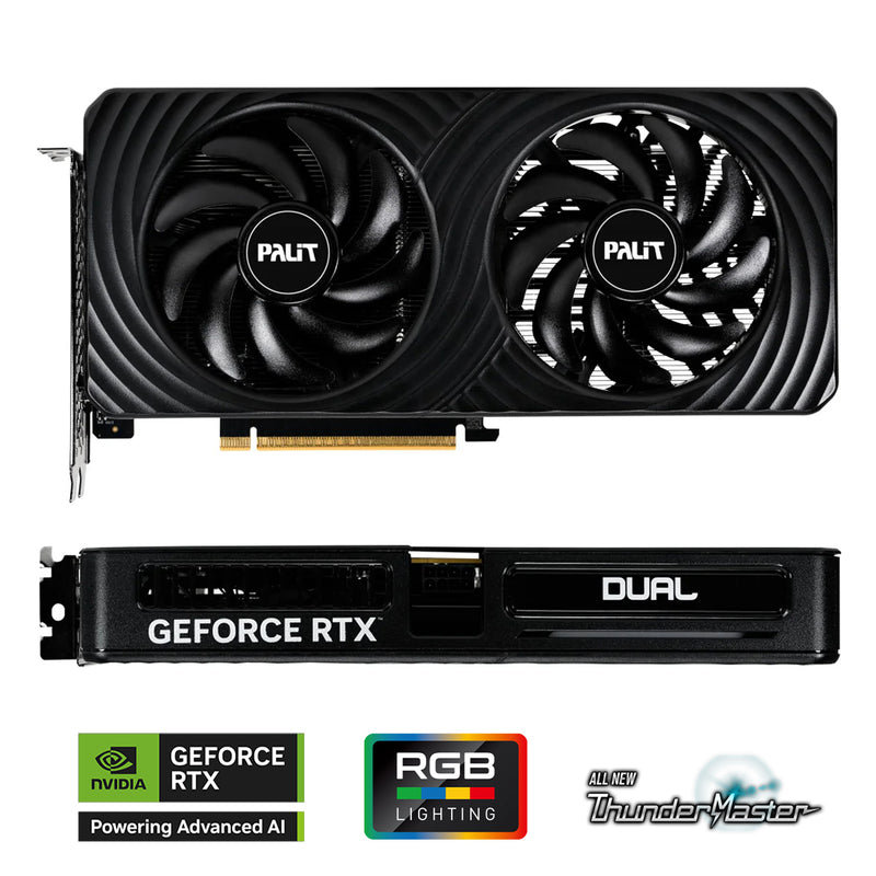 Palit GeForce RTX 5050 Dual OC 8GB GDDR6 Graphics Card