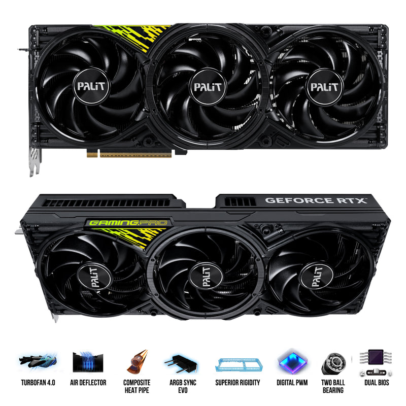 Palit GeForce RTX 5070 Ti GamingPro V1 16GB GDDR7 Graphics Card