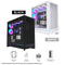 Montech HS01 Pro ATX Mid-Tower Mesh Front & TG Side Panel PC Case (Black, White)