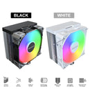 Montech NX400 ARGB Tower Type CPU Air Cooler (Black, White)
