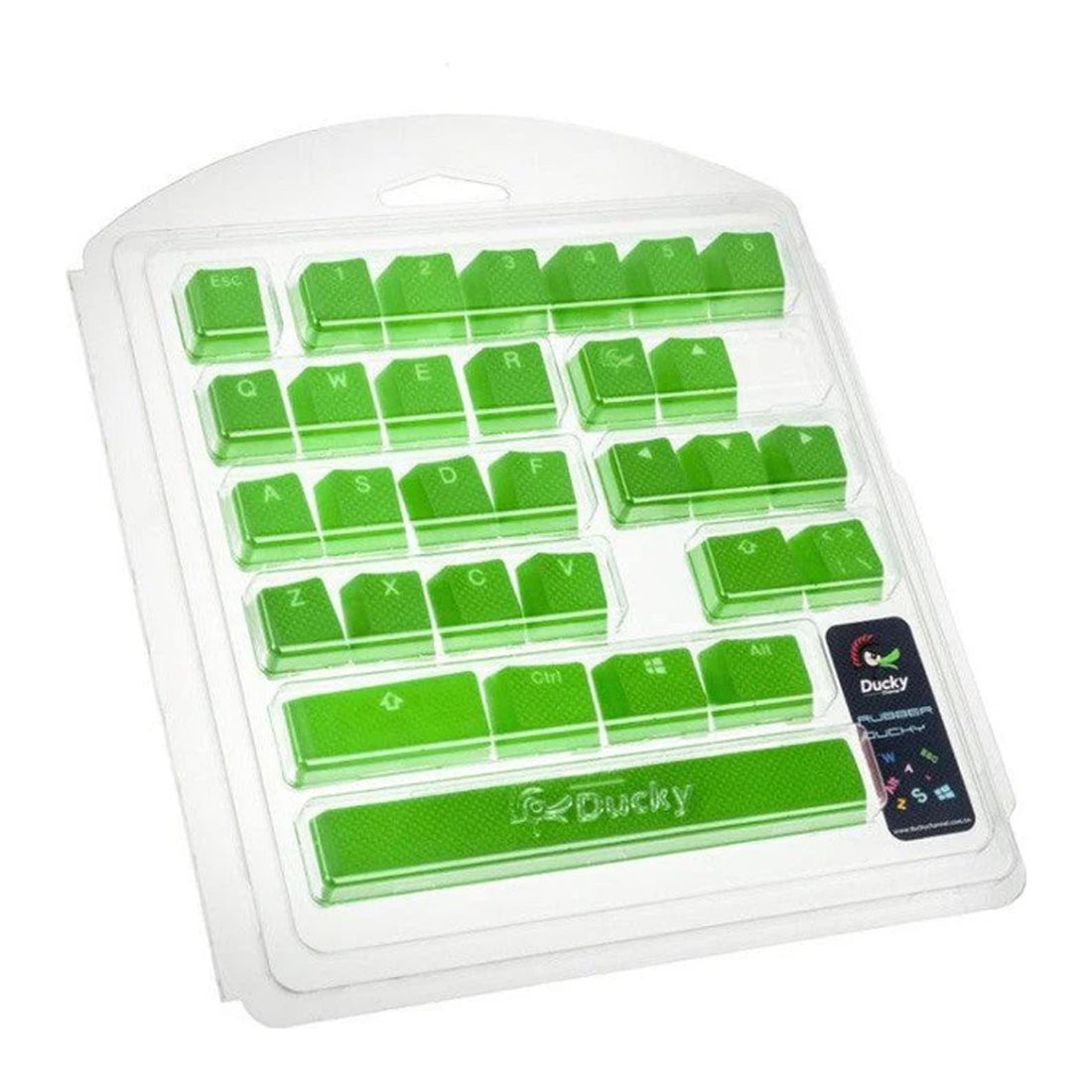 Ducky 31-Key PBT Seamless Rubber Green Keycap Set (DKSA31-USRDGNNO1)