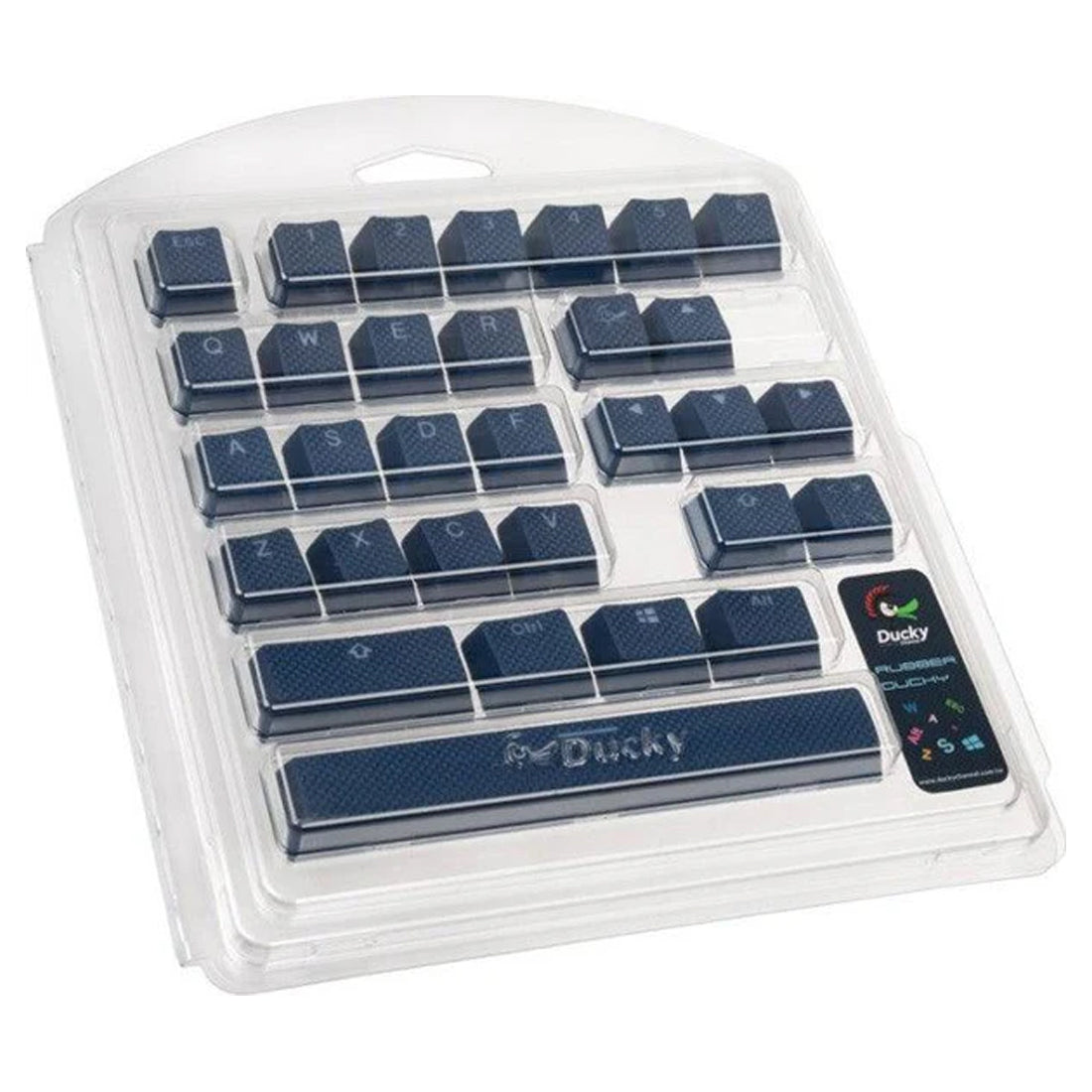 Ducky 31-Key PBT Seamless Rubber Navy Keycap Set (DKSA31-USRDBNNO2)