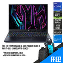 Acer Predator Helios 16 PH16-71-95L8 Gaming Laptop (Black) | 16” WQXGA (2560x1600) 240Hz | i9 13900HX | 16GB DDR5 | 1TB SSD | RTX 4070 | Windows 11 Home | Predator Backpack 15.6 Blue | Predator Gaming Chair LK-8103A