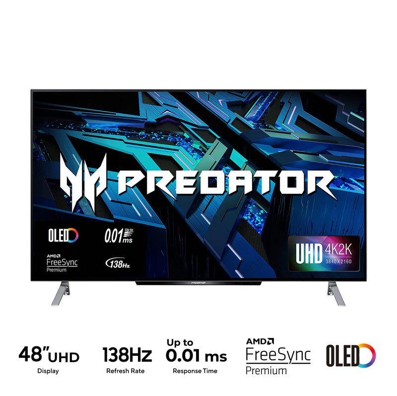 Acer Predator CG48 48” The Oled Behemoth Gaming Monitor