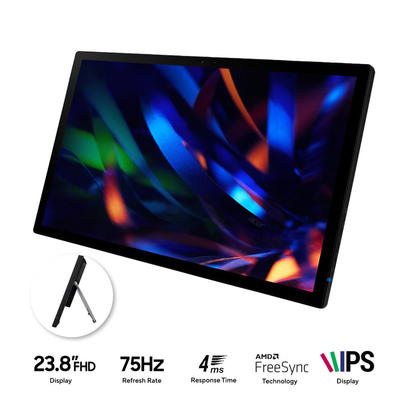 Acer UT242Y bmipzx 23.8" FHD (1920x1080) 75Hz 4ms IPS Touch Monitor