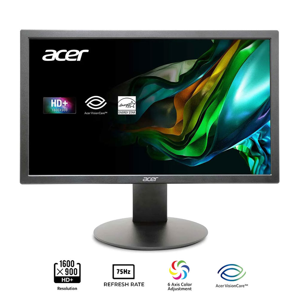 Acer K202Q BI 19.5" 75Hz 6ms GTG HD+ LED Monitor