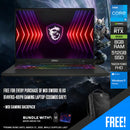 MSI Sword 16 HX B14VFKG-491PH Gaming Laptop (Cosmos Grey) 