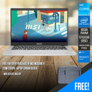 MSI Modern 14 C13M-1263PH laptop (Urban Silver) - DataBlitz