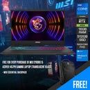 MSI Cyborg 15 A13VEK-1457PH Gaming Laptop (Translucent Black)