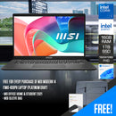 MSI Modern 14 F1MG-408PH Laptop (Platinum Gray)
