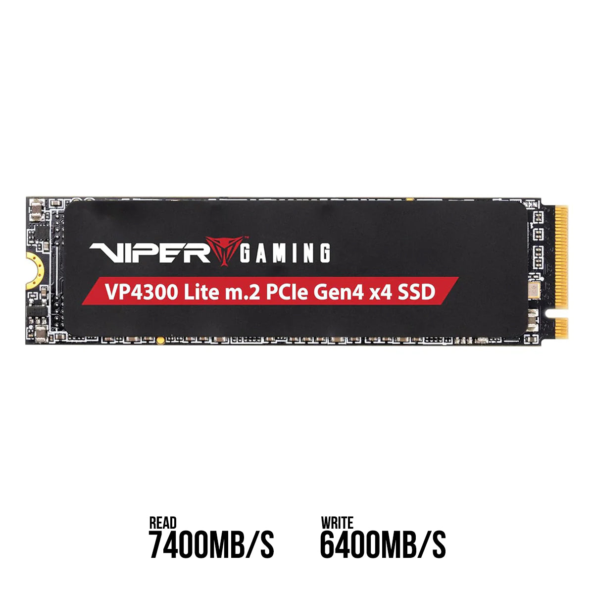 Patriot VP4300 Lite 2TB PCIe Gen4 x4 M.2 2280 7400MB/s Read & 6400MB/s Write