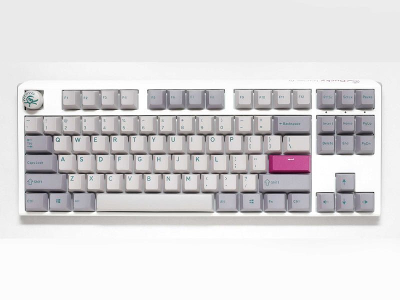 Ducky One 3 Mist Grey TKL Hotswap RGB Double Shot PBT Mechanical Keyboard (Cherry RGB Red) (DKON2187ST-RUSPDMIWHHC2)