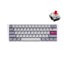 Ducky One 3 Mini Mist Grey Hotswap RGB Double-Shot PBT Mechanical Keyboard (Cherry RGB Red) (DKON2161ST-RUSPDMIWHHC2)